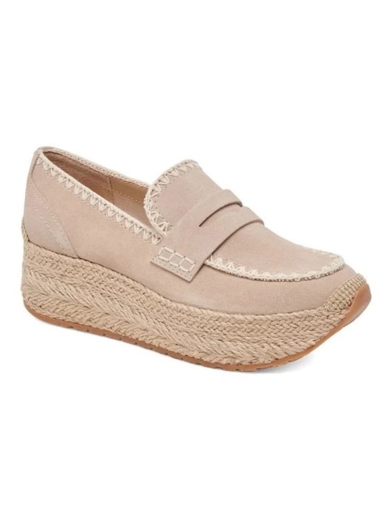 Dolce Vita Shoes - NWOT Dolce Vita Jalia Suede Platform‎ Espadrille Loafers Taupe Slip On Sz 9